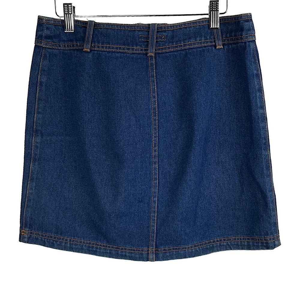 Anthropologie Blue Denim Mini Skirt | Size: 6 - Picture 3 of 5